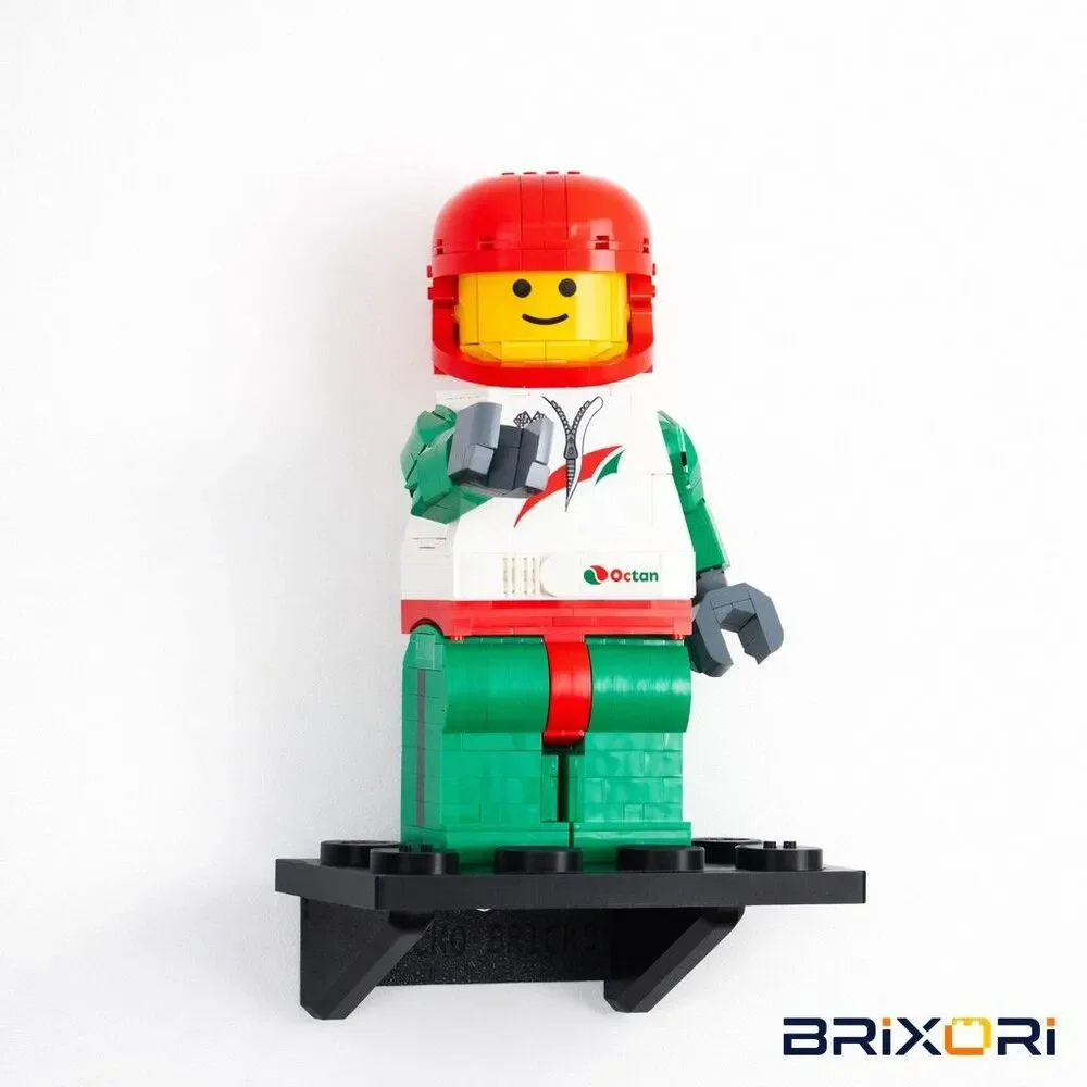 Wall Mount Display for LEGO Upscaled Racing Driver - 40819